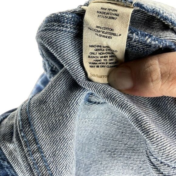 Soft Surroundings Women's Blue Jeans Size 14 Straight Leg Ankle Medium Wash - Picture 4 of 4